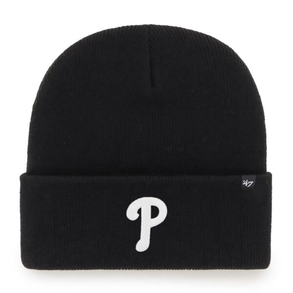 Philadelphia Phillies Haymaker '47 Brand Cuff Knit Black