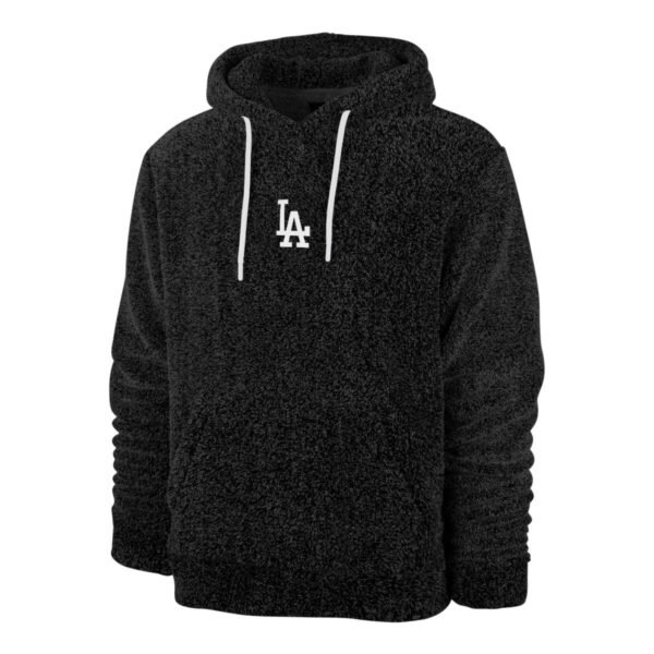 Los Angeles Dodgers MLB Jet Black Core Long Loop Fuzzy Hood