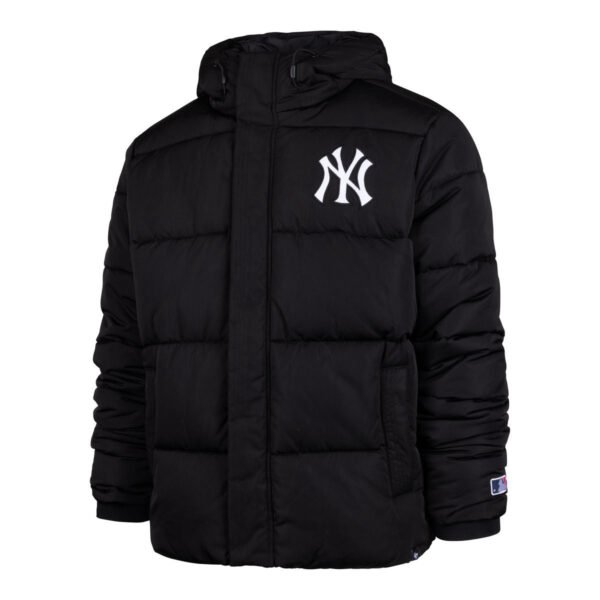 New York Yankees Jet Black Core Puffer Jacket '47 Brand