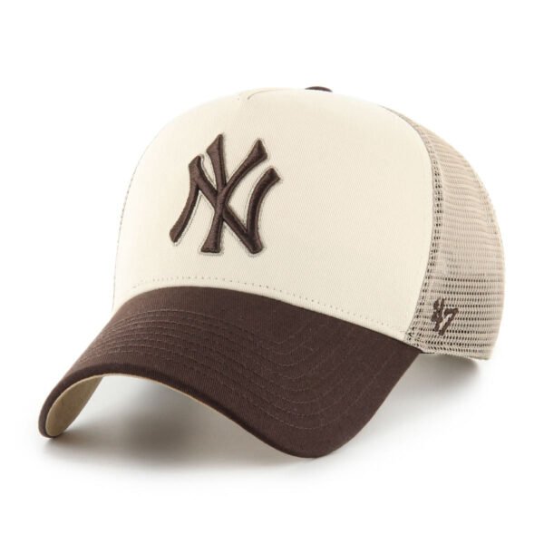 New York Yankees MLB Ballpark Mesh TT '47 Offside DT Beige/Brown