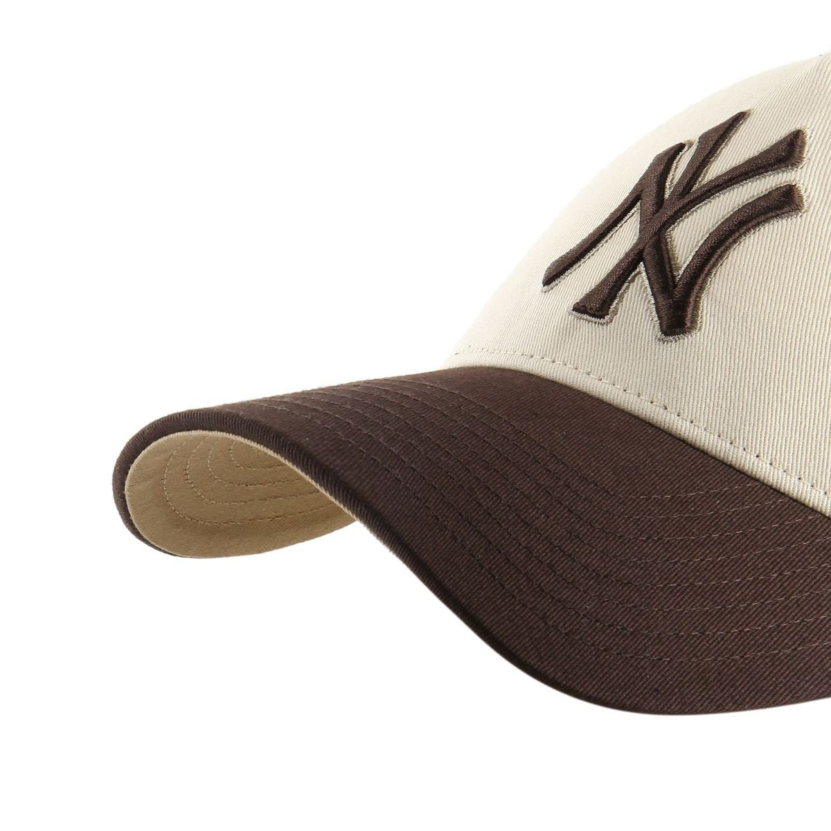New York Yankees MLB Ballpark Mesh TT '47 Offside DT Beige/Brown - Image 2