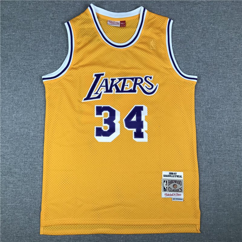 Shaquille O'Neal Los Angeles Lakers Fans Stitched NBA Jersey Mitchell & Ness - Image 4