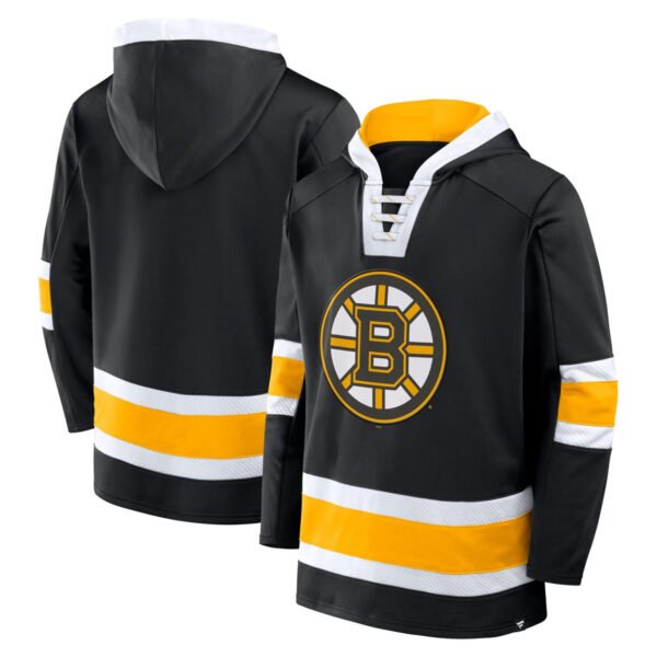 Fanatics - Mens Laced Hockey Hoody - Boston Bruins