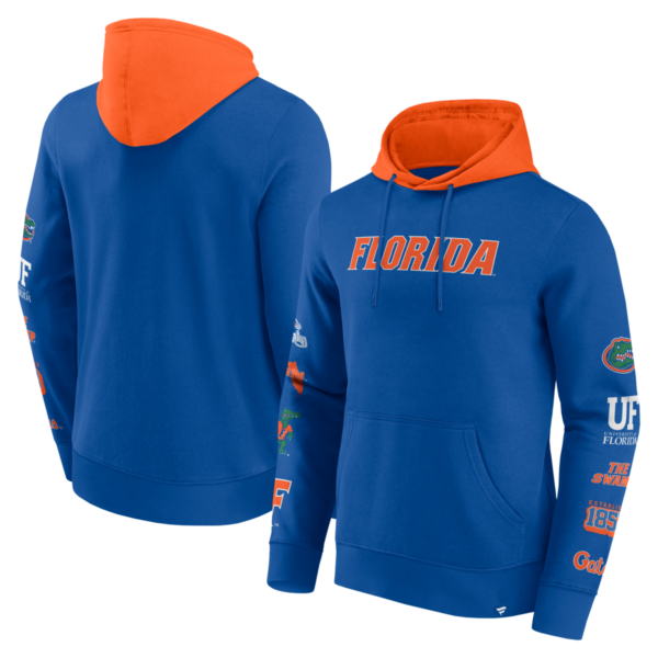 Fanatics - NCAA - Colorblock Badge Fleece Hoodie - Florida Gators