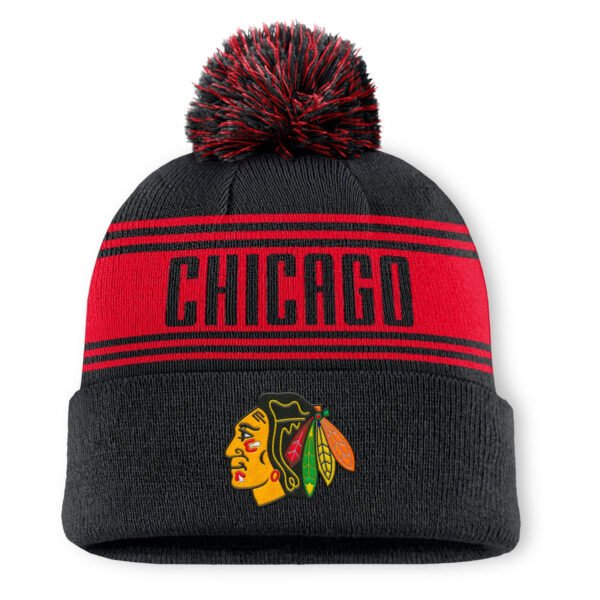 Starter - Chicago Blackhawks - A/CAP Beanie Cuff W/Pom