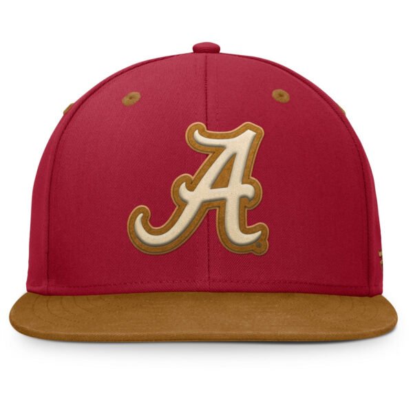 University of Alabama Fitted Fanatics Red/Light Brown