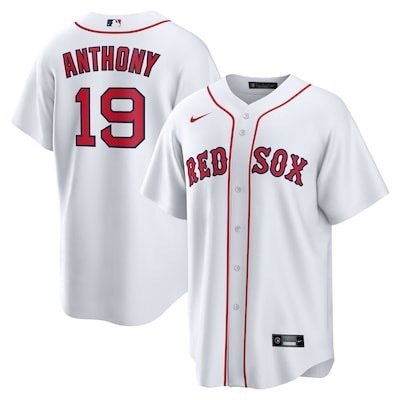 Boston Men 2 16 19 34 Red Sox MLB Home Game Jersey Nike - Image 3