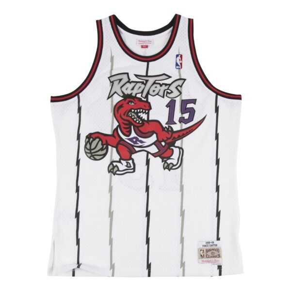 Vince Carter Toronto Raptors 1998-1999 Road White NBA Swingman Jersey Mitchell & Ness