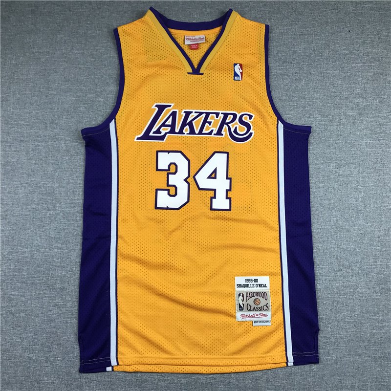 Shaquille O'Neal Los Angeles Lakers Fans Stitched NBA Jersey Mitchell & Ness - Image 3