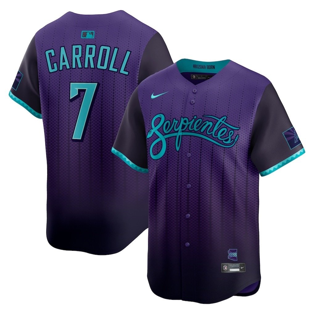 Arizona Diamondbacks City Connect MLB Limited Jersey Carroll Nike - Image 4