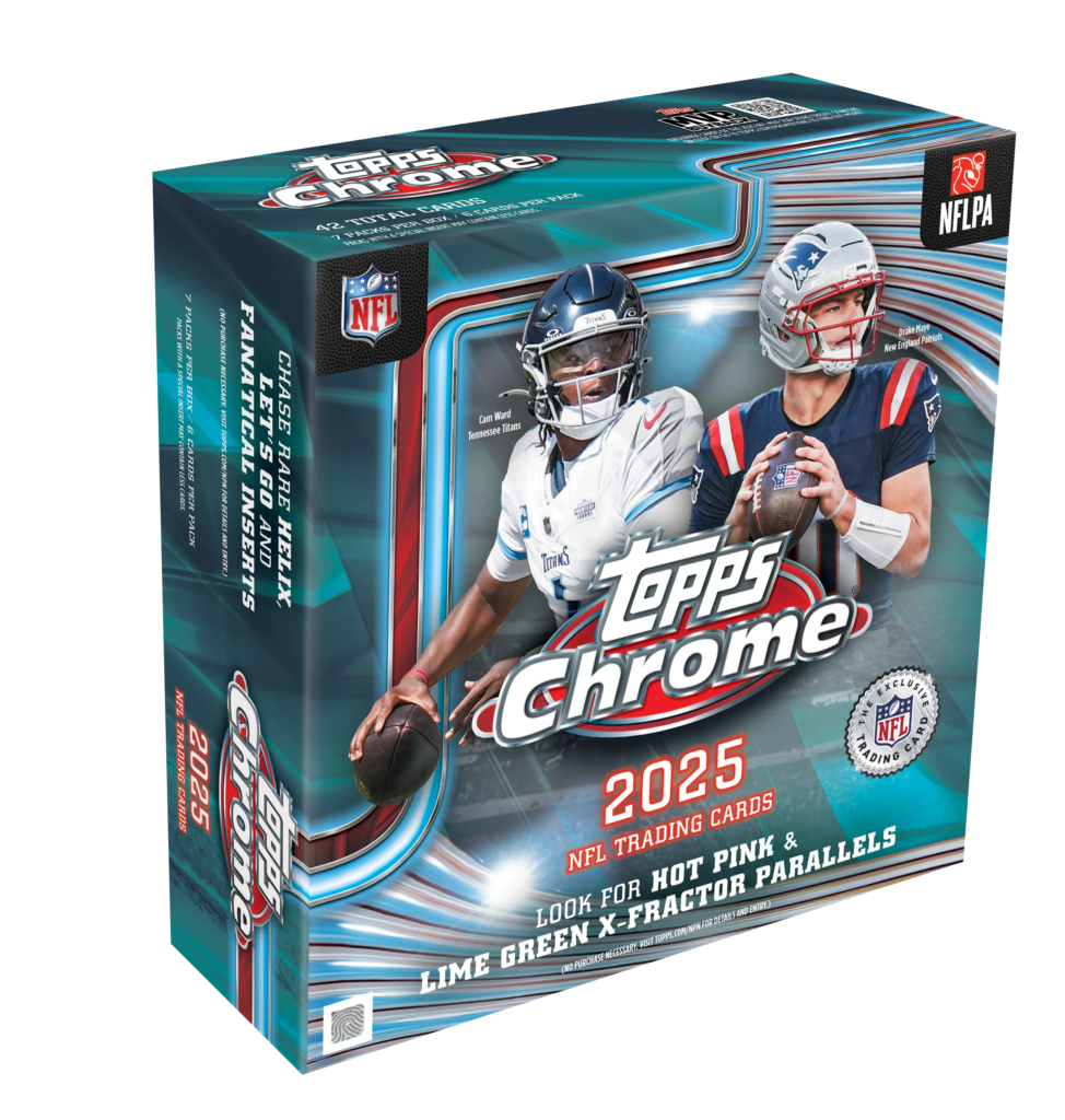 2025 Topps NFL Chrome Mega Box