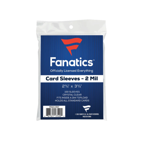Fanatics Collectibles Soft Sleeves 100 Pieces