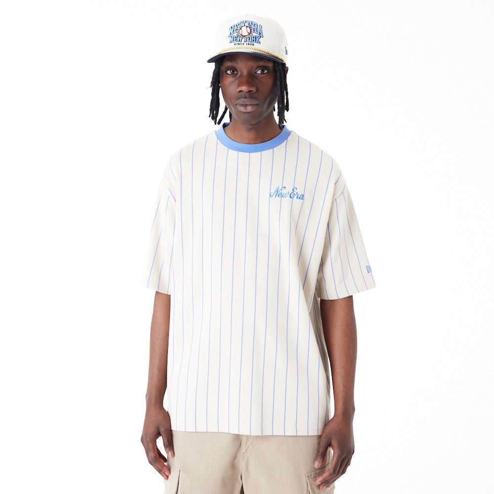 New Era - Pinstripe OS Tee - STNCPB