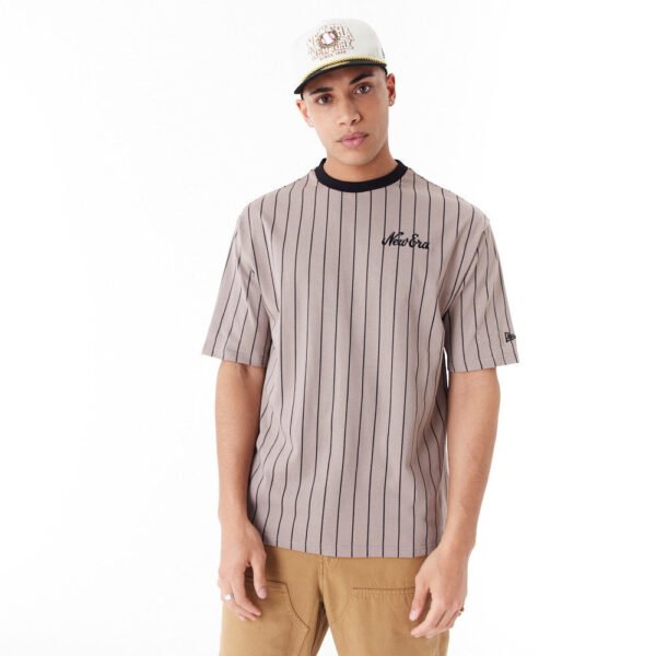 New Era - Pinstripe OS Tee - ABRBLK