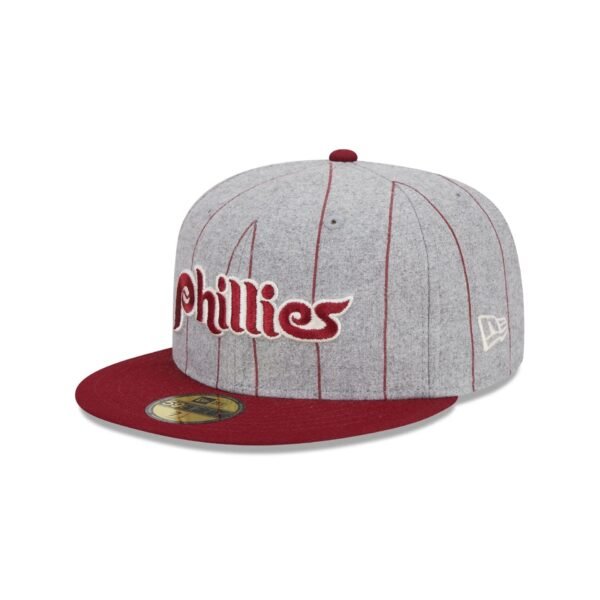 Philadelphia Phillies Heather Pinstripe MLB 59FIFTY Fitted New Era
