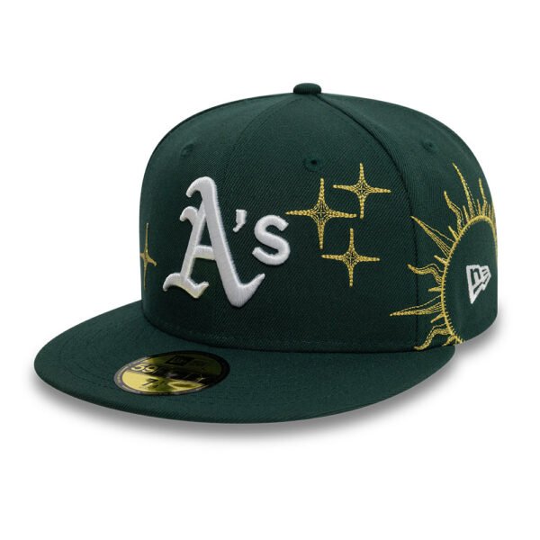 Oakland Athletics MLB Zodiac 59FIFTY Fitted New Era Green