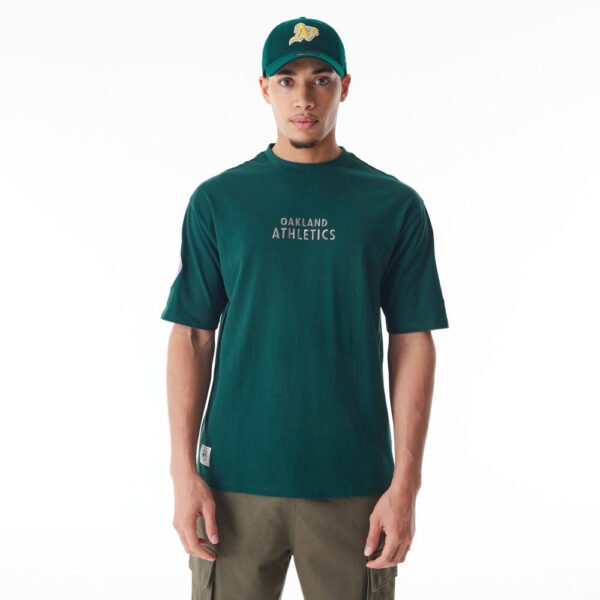 New Era - MLB Tartan OS Tee - Oakland Athletics