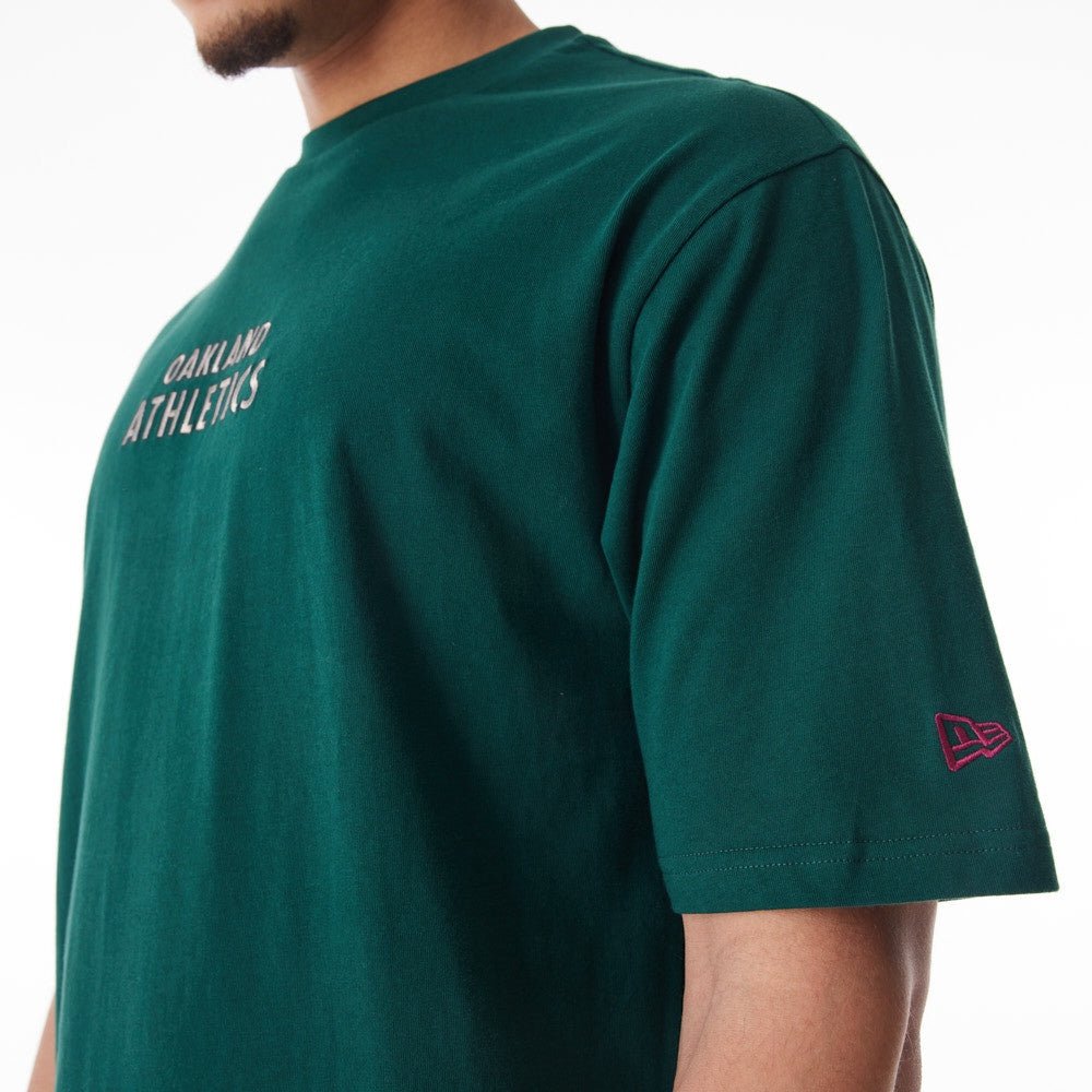 New Era - MLB Tartan OS Tee - Oakland Athletics - Image 3
