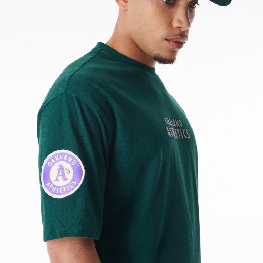 New Era - MLB Tartan OS Tee - Oakland Athletics - Image 7