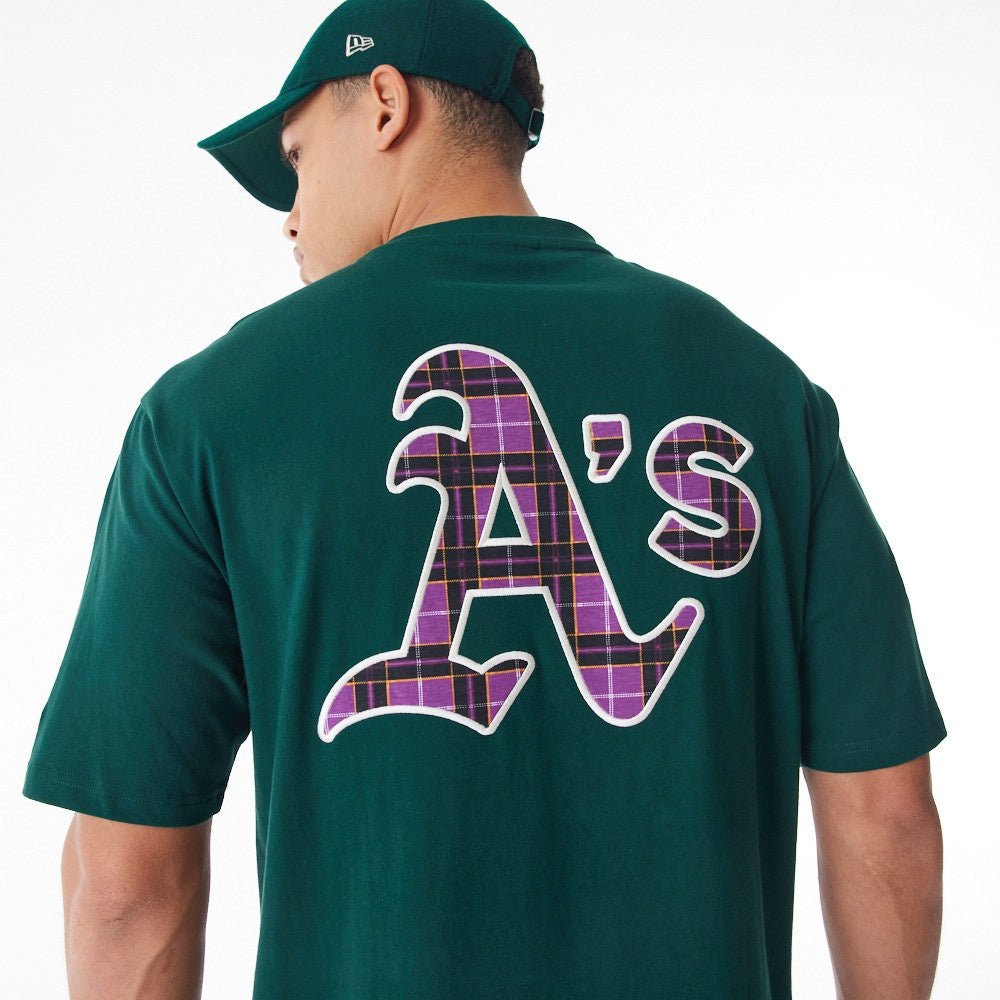 New Era - MLB Tartan OS Tee - Oakland Athletics - Image 8