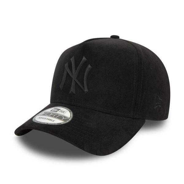 New York Yankees MLB Eframe Suede Snapback New Era Black