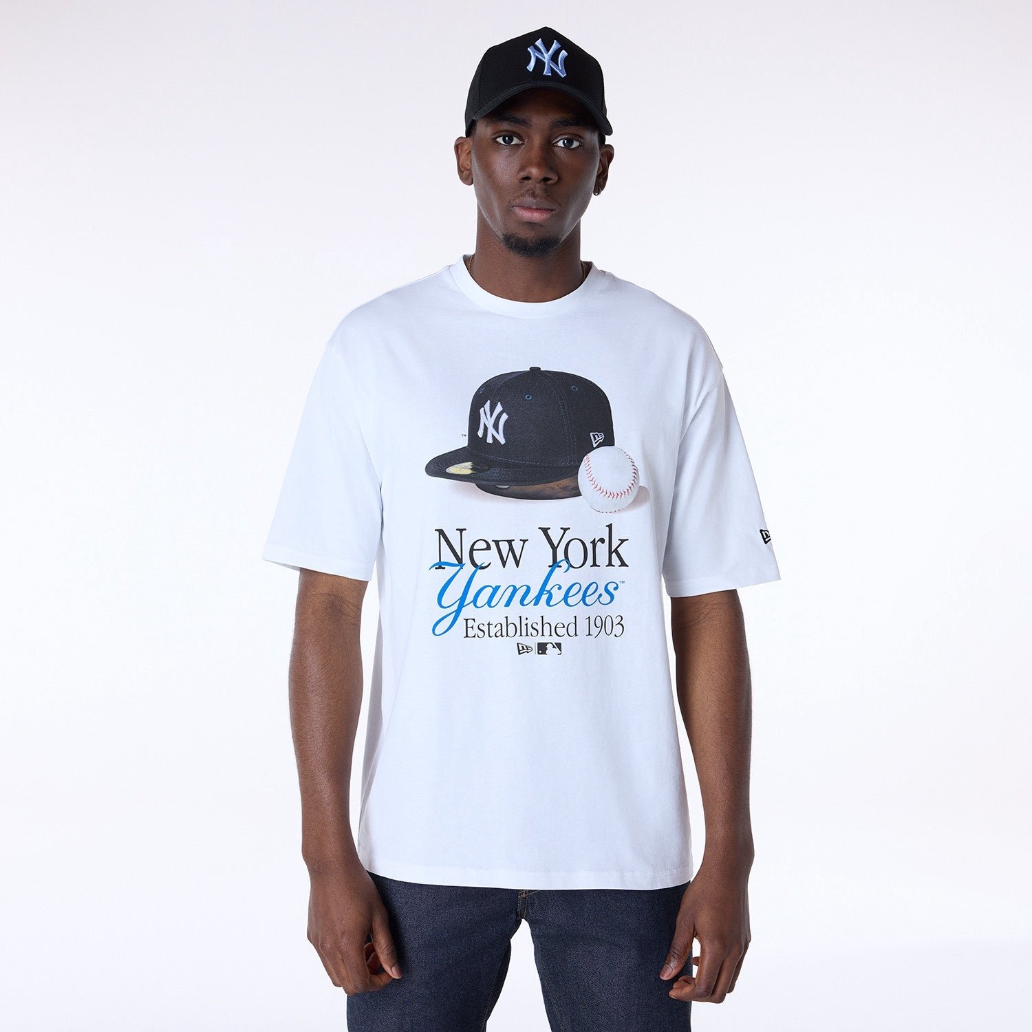 New Era - MLB Script Graphic Tee - New York Yankees