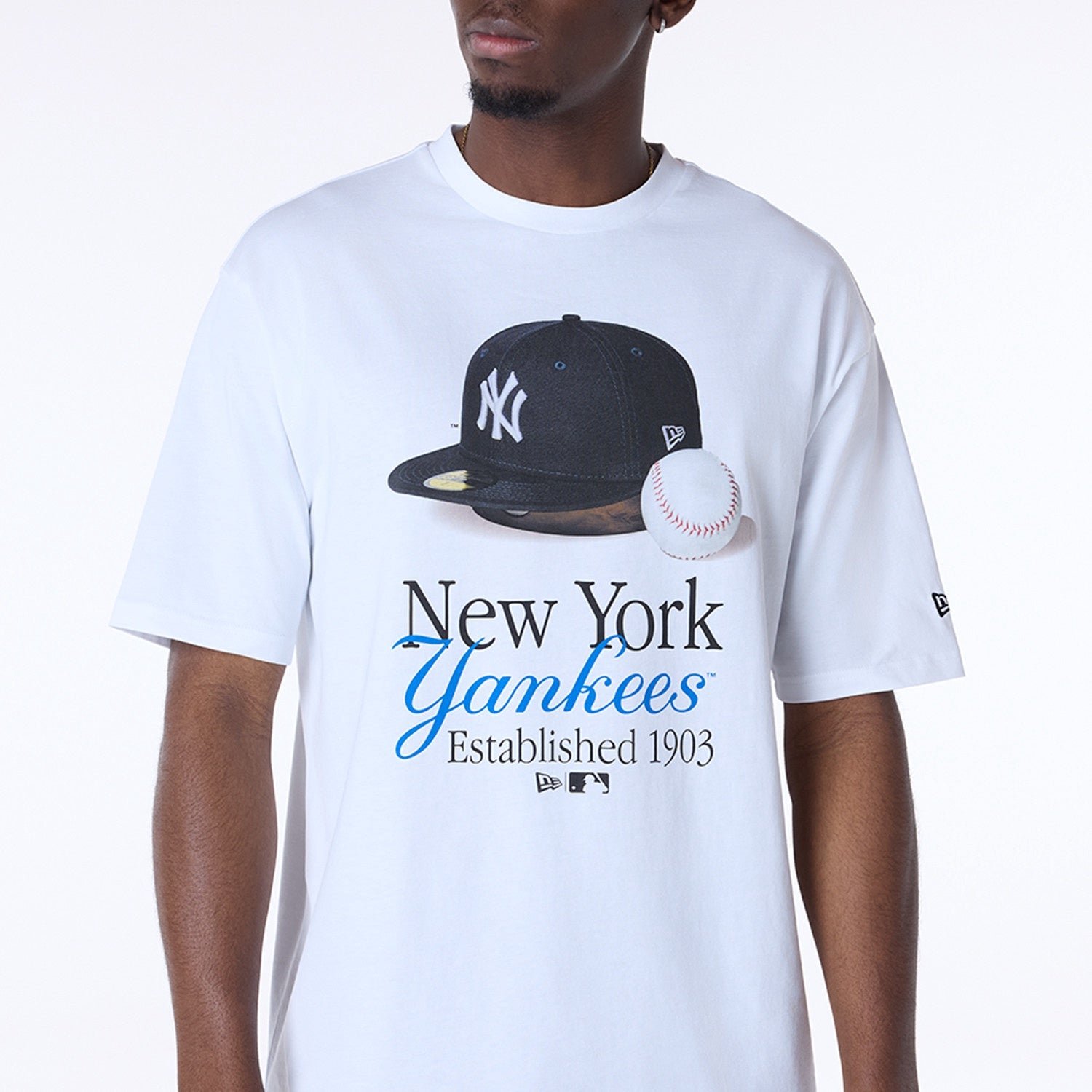 New Era - MLB Script Graphic Tee - New York Yankees - Image 2