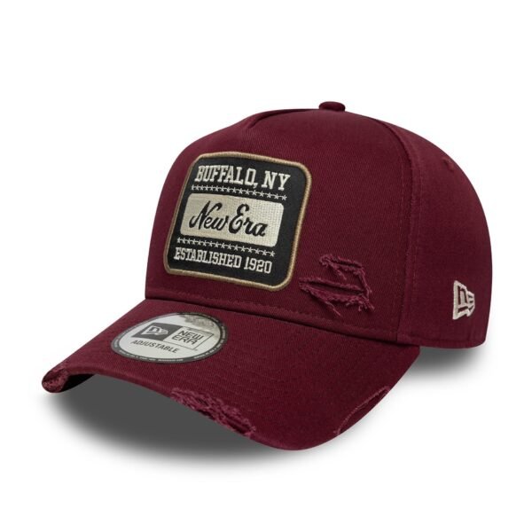 Patch Wash A-Frame New Era Branded Burgundy