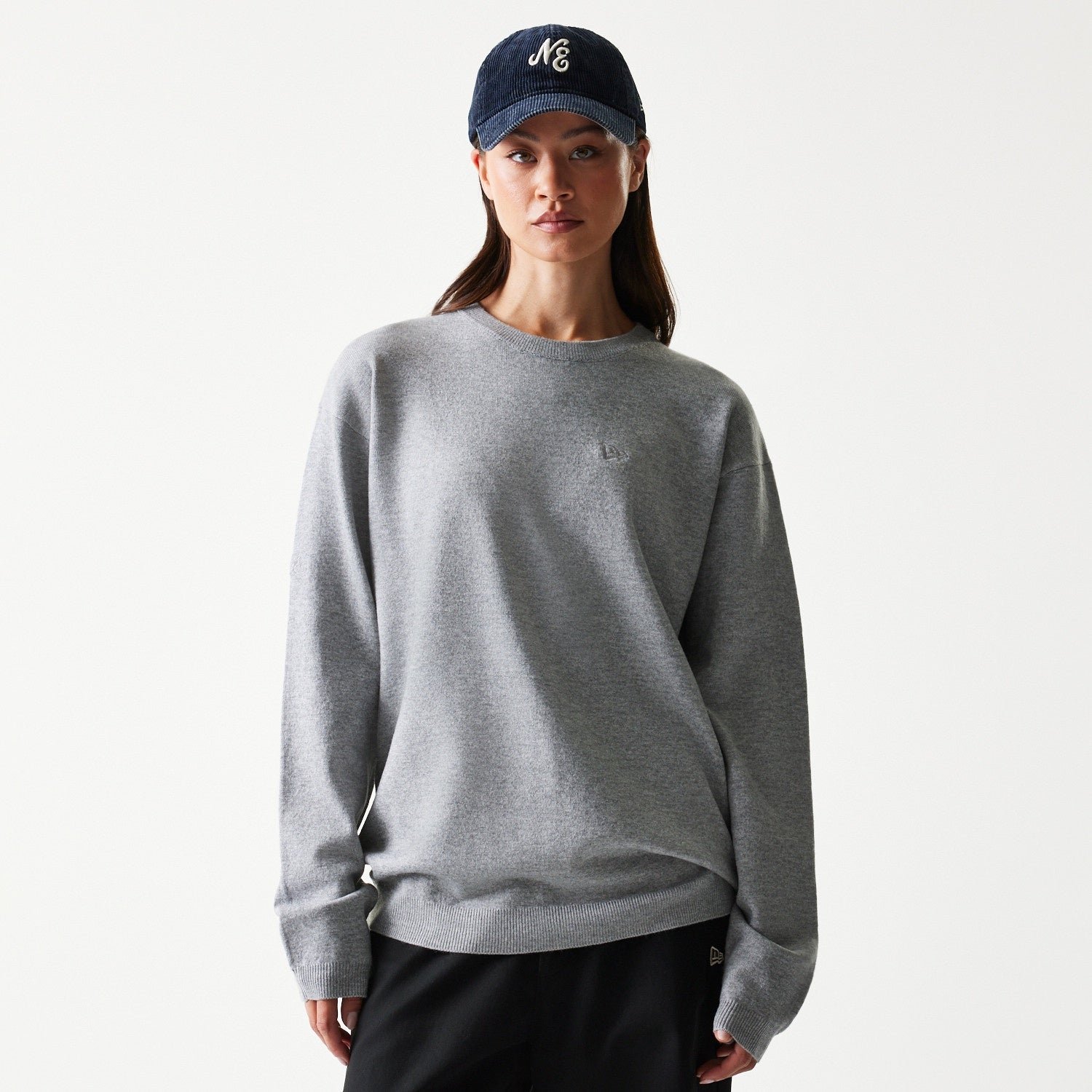 Essential Knit Sweater New Era Grey - Image 7