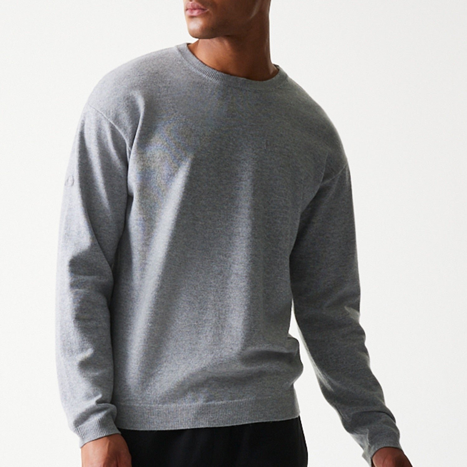 Essential Knit Sweater New Era Grey - Image 2