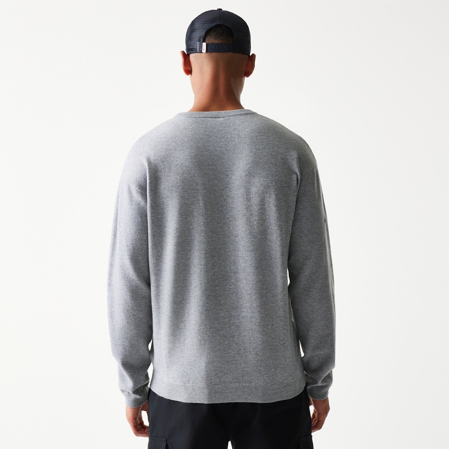 Essential Knit Sweater New Era Grey - Image 6