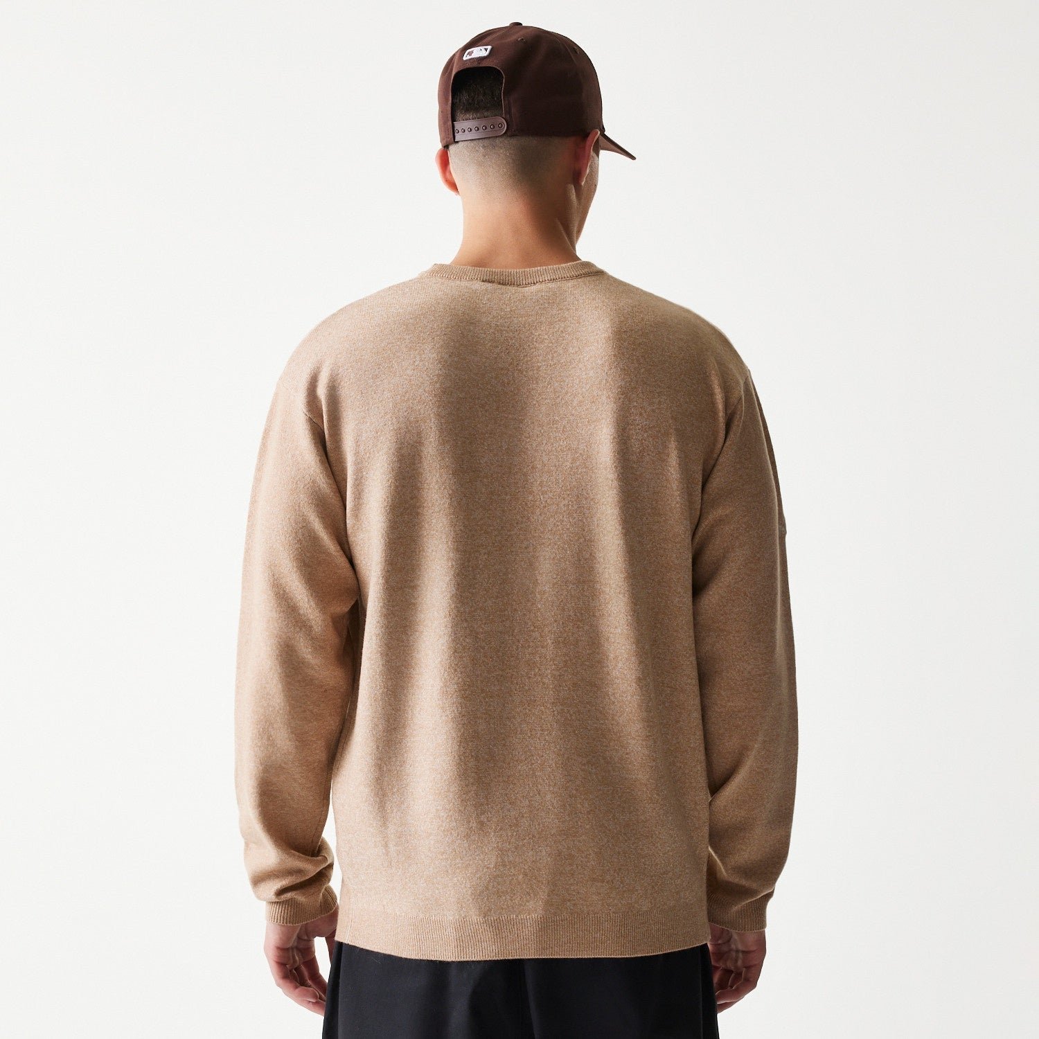 New York Essential Flag Sweater Beige New Era - Image 3