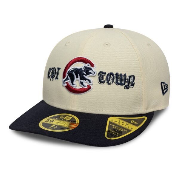 Chicago Cubs Cooperstown Logo 59FIFTY Low Profile Fitted New Era LTC/Navy