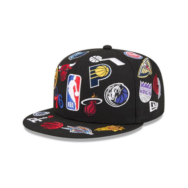 NBA All Over Patch 59FIFTY New Era Black