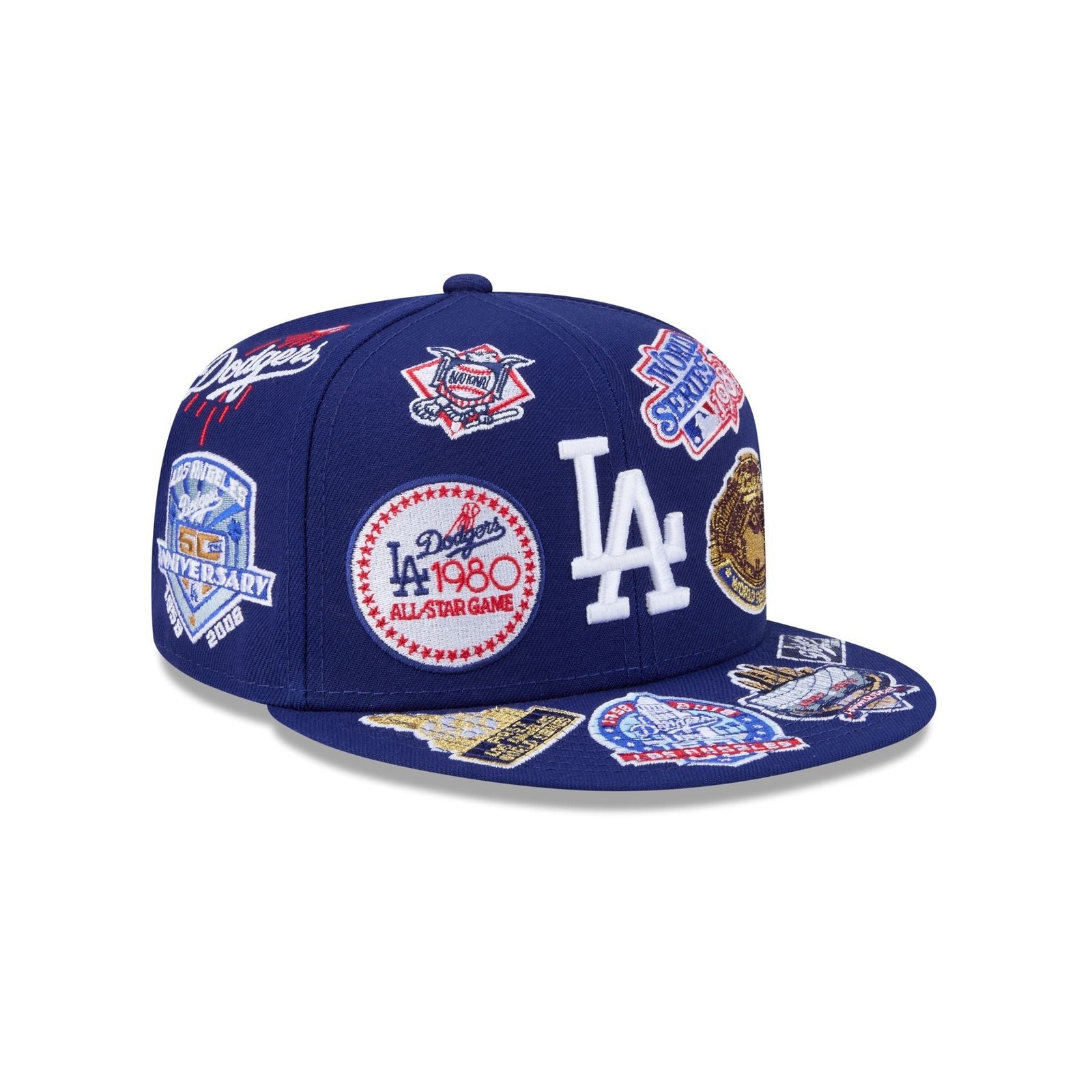 Los Angeles Dodgers MLB All Over Patch 59FIFTY New Era Fitted - Image 2