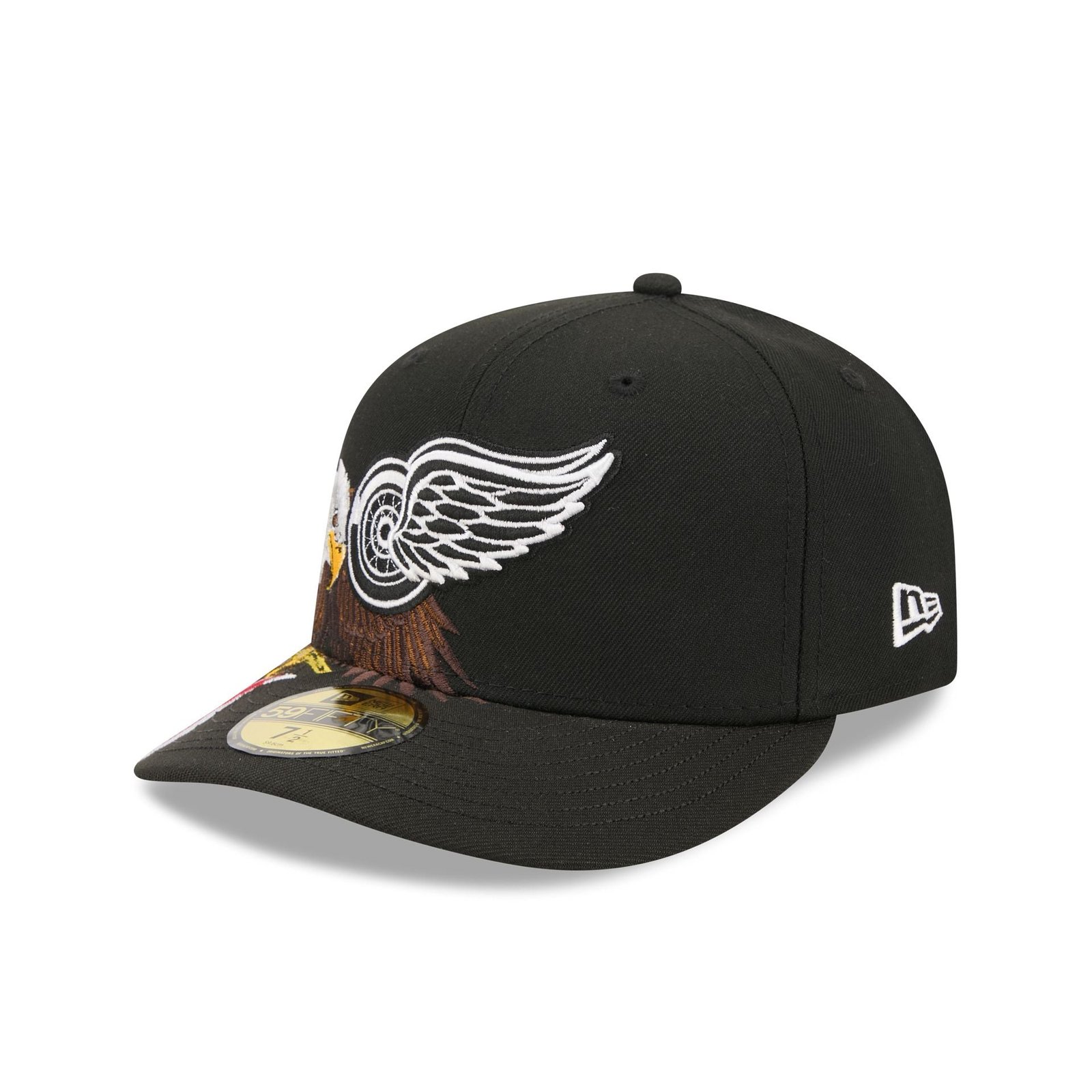 Detroit Red Wings NHL Eagle 59FIFTY Fitted New Era Black
