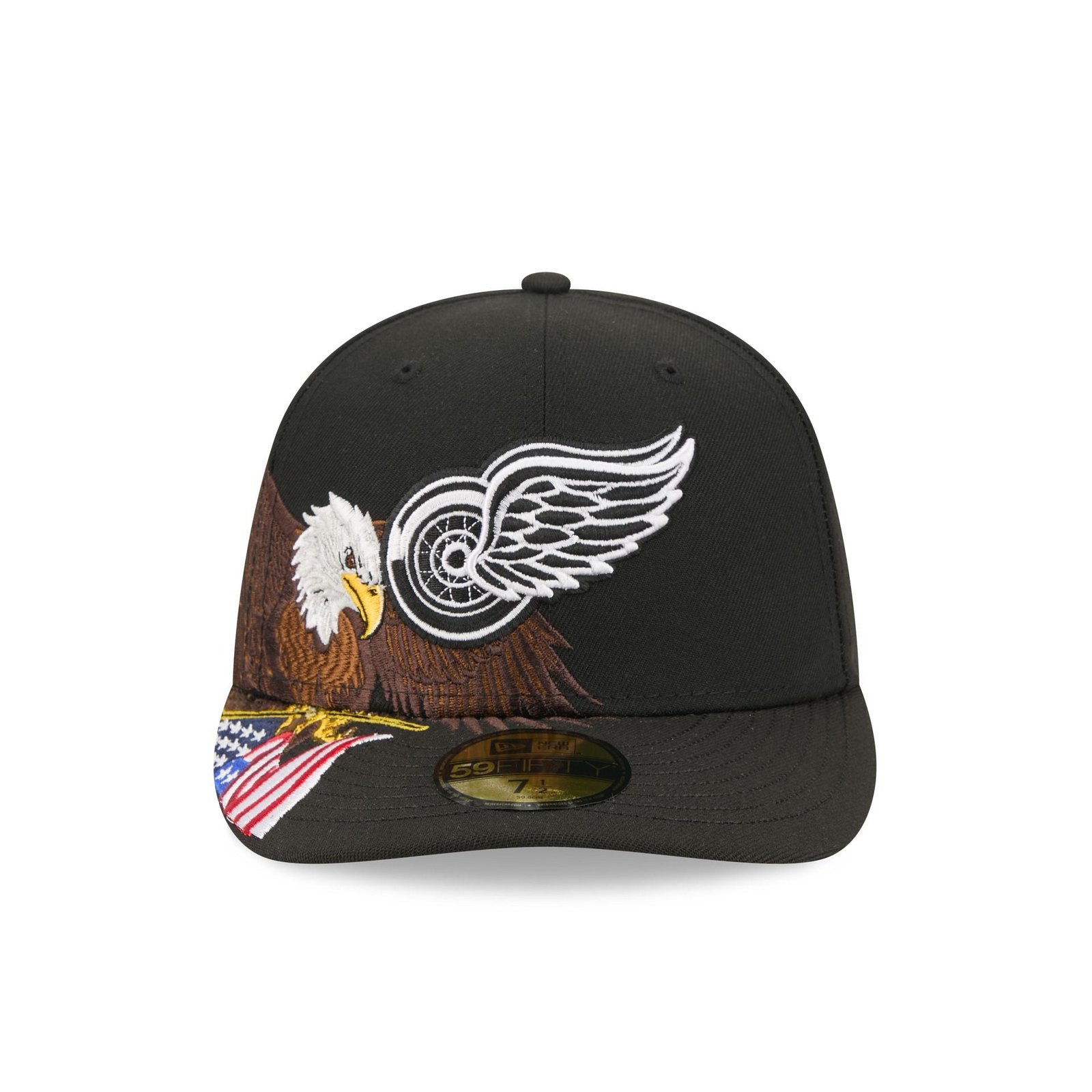 Detroit Red Wings NHL Eagle 59FIFTY Fitted New Era Black - Image 3