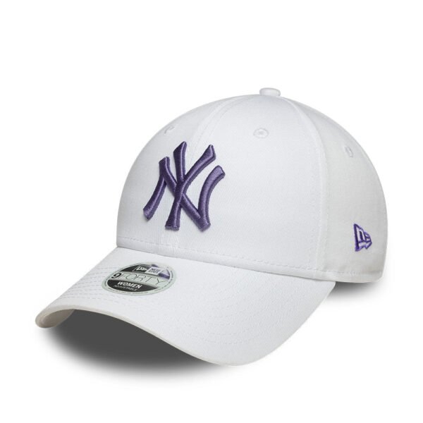 New York Yankees MLB League Essential 9FORTY Women Strapback New Era White/Purple