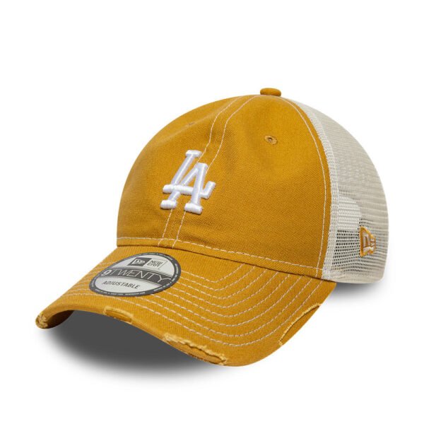Los Angeles Dodgers MLB Distressed Cotton Canvas 9TWENTY Trucker New Era