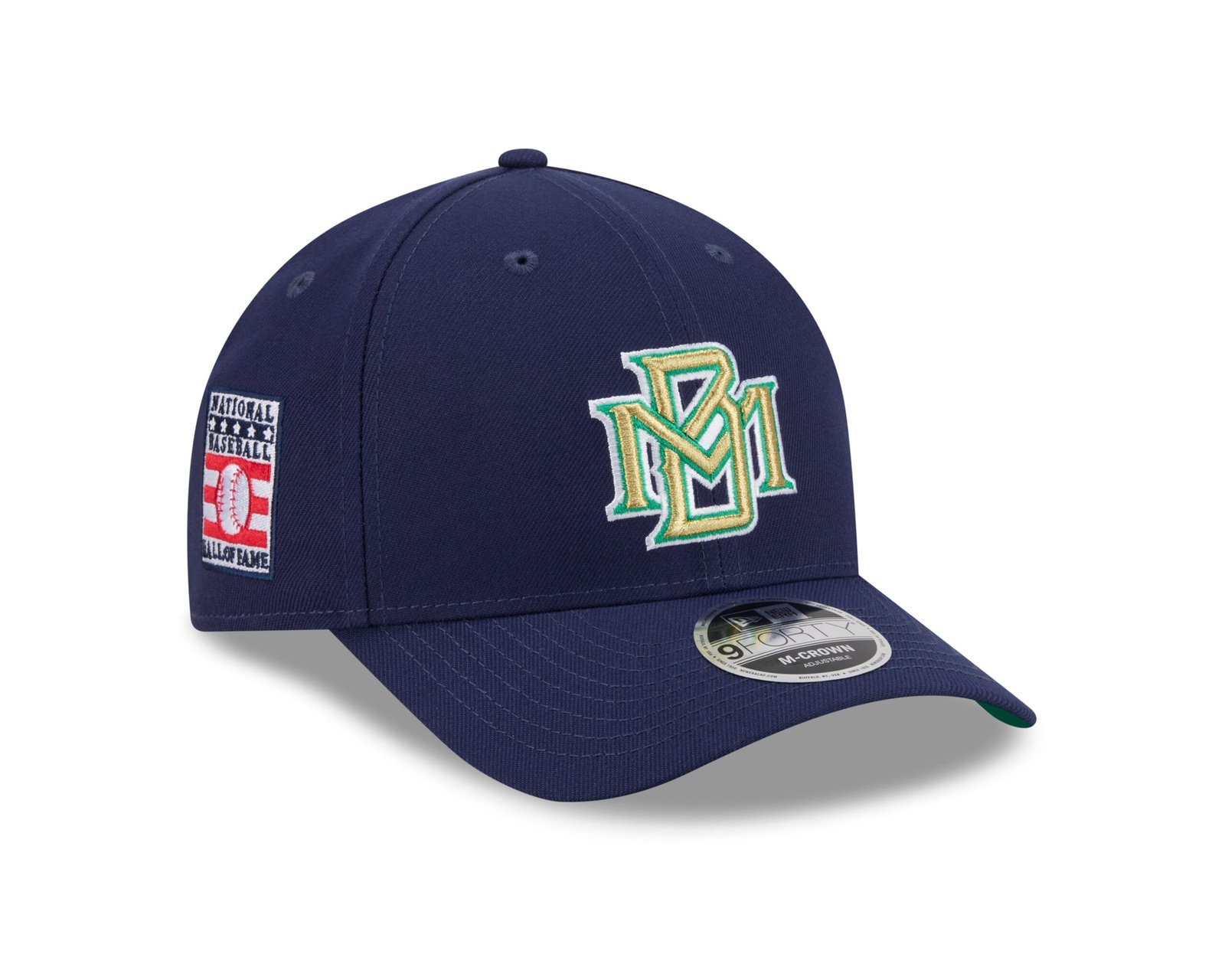 Milwaukee Brewers MLB26 Hall of Fame 9FORTY M Crown Snapback New Era Navy - Image 2