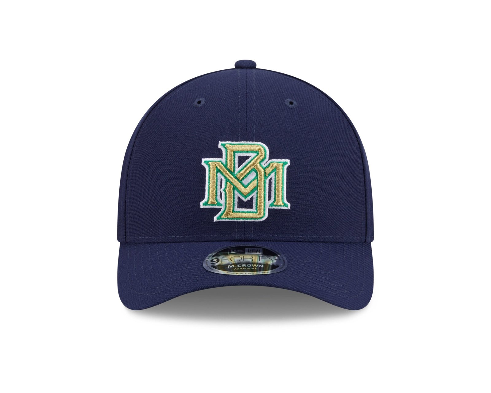Milwaukee Brewers MLB26 Hall of Fame 9FORTY M Crown Snapback New Era Navy - Image 3