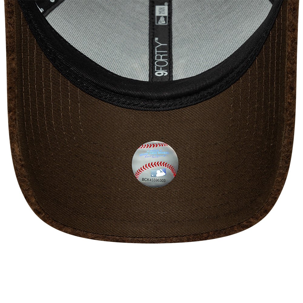 New York Yankees MLB Winter Borg 9FORTY Snapback New Era Brown - 图片 5