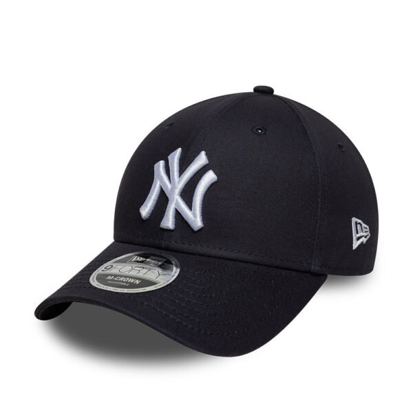New York Yankees MLB Side Script 9FORTY Strapback New Era Navy