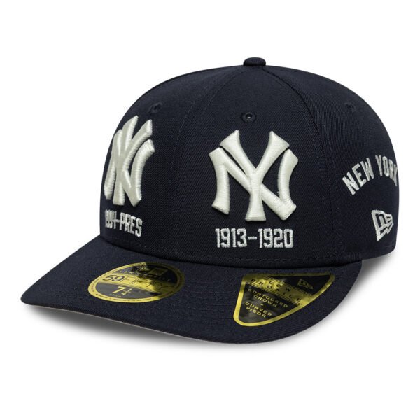 New York Yankees Historic MLB 59FIFTY Low Profile Fitted New Era Navy