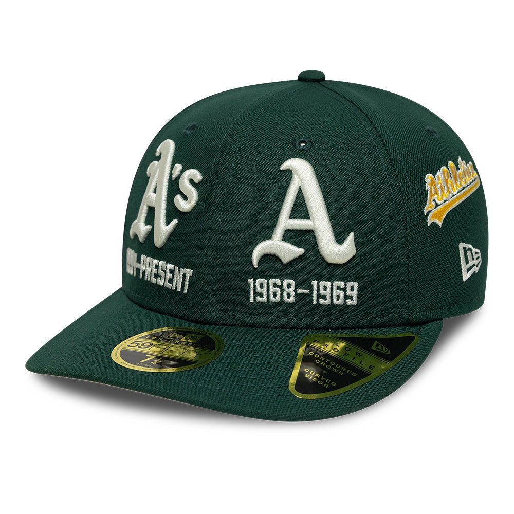 Athletics Historic MLB 59FIFTY Low Profile Fitted New Era Dark Green