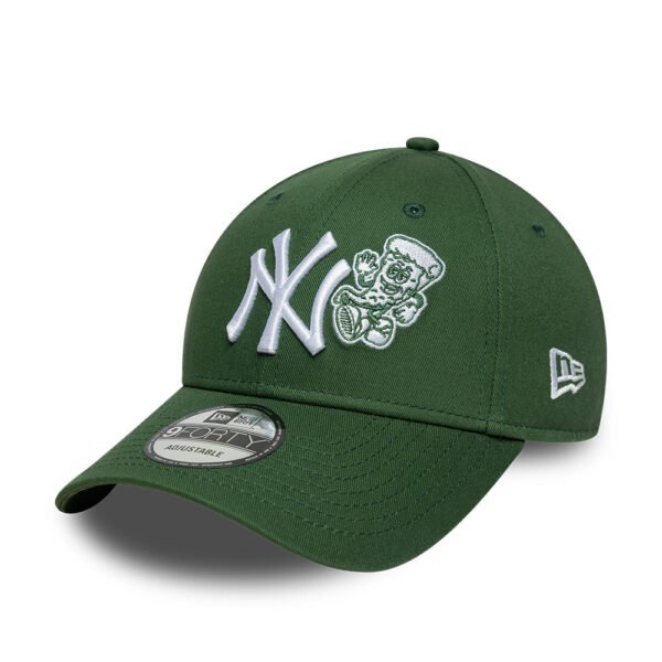 New York Yankees MLB Food Icon 9FORTY Strapback New Era Green/White