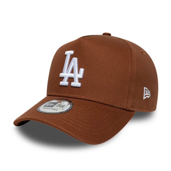 Los Angeles Dodgers MLB League Essential A-Frame Snapback New Era Brown