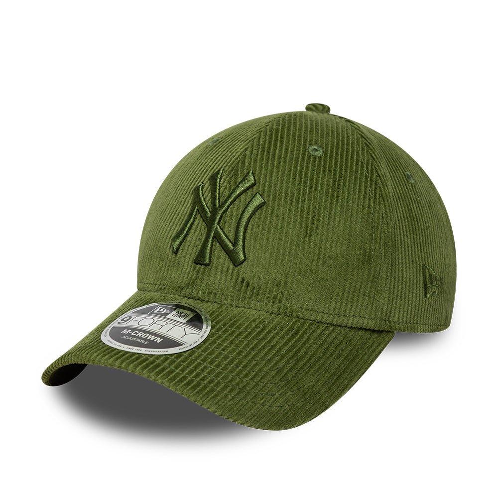 New York Yankees MLB Cord 9FORTY M-Crown Strapback New Era Dark Green