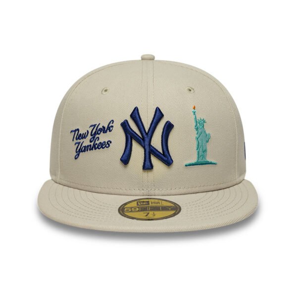 New York Yankees MLB City Icon 59FIFTY Fitted New Era Stone/Blue