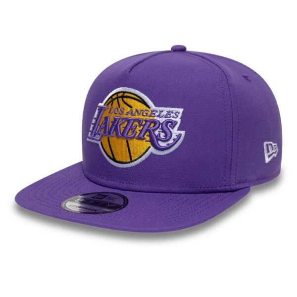 Los Angeles Lakers NBA Hardwood Classic 9FIFTY A-Frame Snapback New Era Purple
